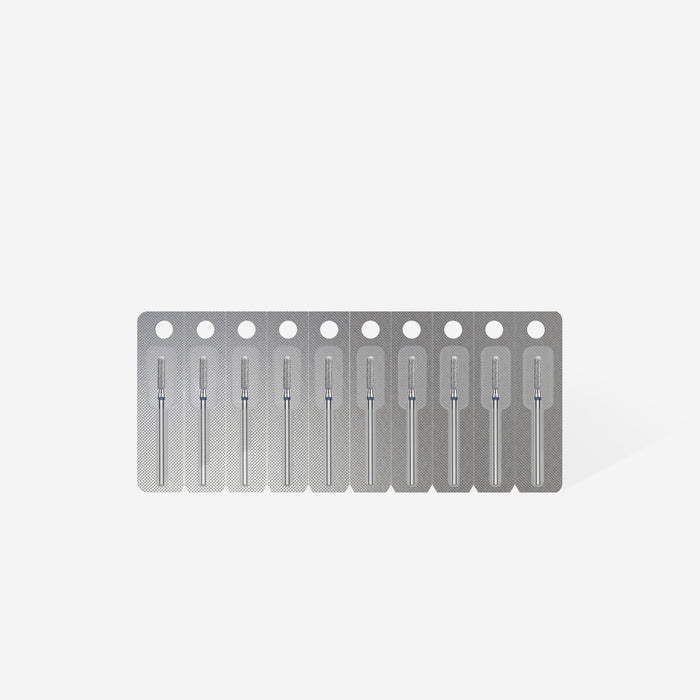 Staleks Diamond Bit - Rounded Cylinder Blue (M) 2.5 / 10mm (402)-Drill bit-STALEKS PRO-Gel Essentialz