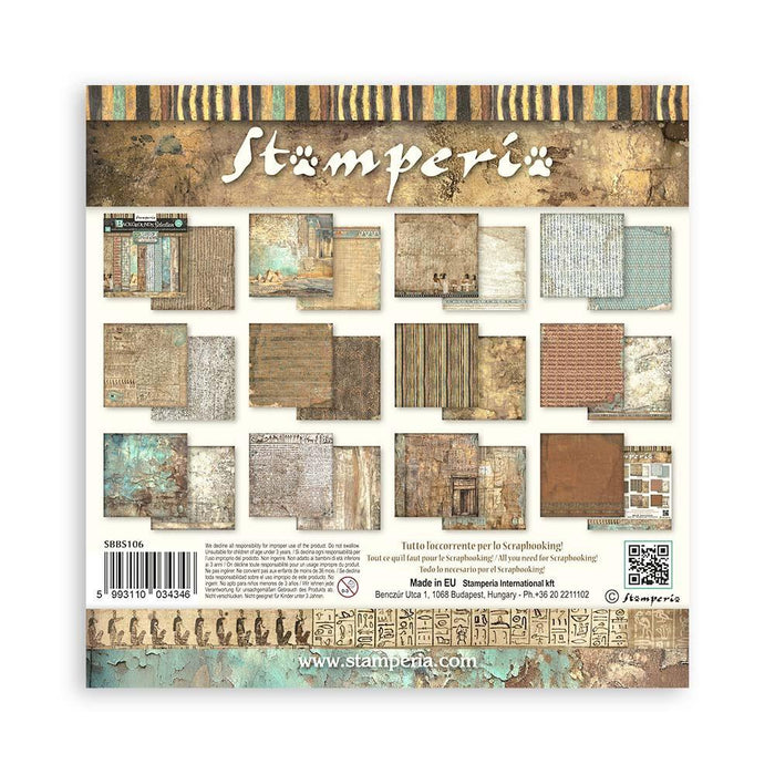 Stamperia - Backgrounds Double-Sided paper Pad 8"X8" - 10/Pkg - Fortune. The perfect start to cards, scrapbooks, cards and more! This package contains ten 8x8 inch double-sided sheets with a different design on each side. Imported. Available at Embellish Away located in Bowmanville Ontario Canada.