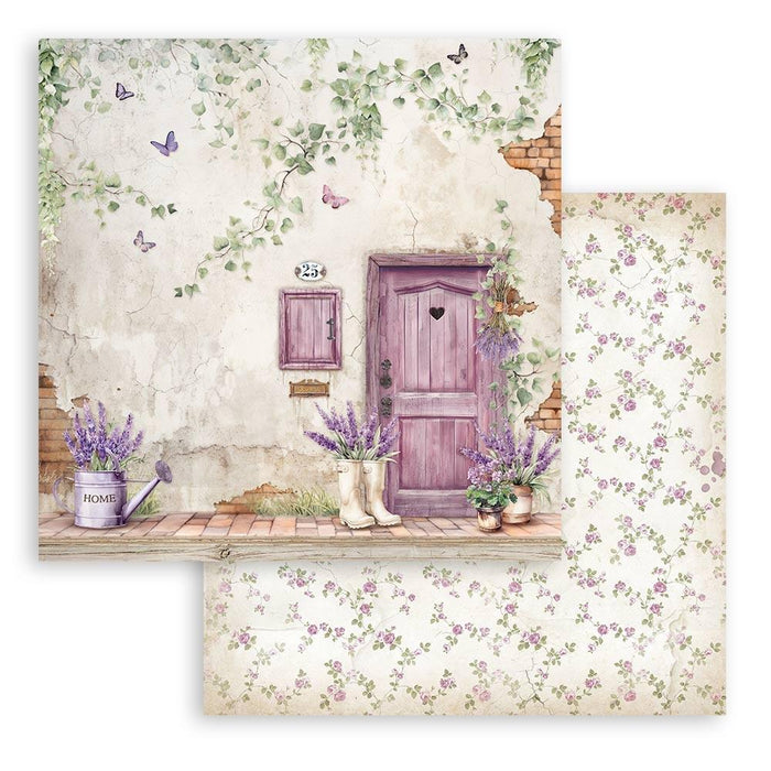 Stamperia - Double-Sided Paper Pad 12"X12" - 10/Pkg - Lavender, 10 Designs/1 Each. All you need for scrapbooking! Available in a variety of designs, each sold separately.  Available at Embellish Away located in Bowmanville Ontario Canada.