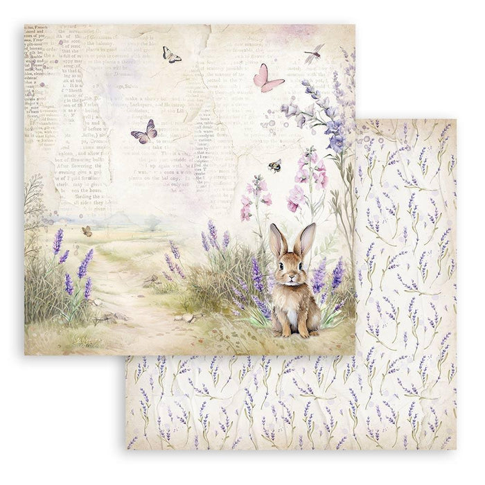 Stamperia - Double-Sided Paper Pad 12"X12" - 10/Pkg - Lavender, 10 Designs/1 Each. All you need for scrapbooking! Available in a variety of designs, each sold separately.  Available at Embellish Away located in Bowmanville Ontario Canada.