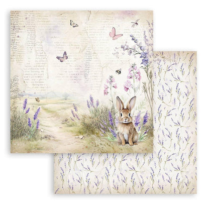 Stamperia - Double-Sided Paper Pad 12"X12" - 10/Pkg - Lavender, 10 Designs/1 Each. All you need for scrapbooking! Available in a variety of designs, each sold separately.  Available at Embellish Away located in Bowmanville Ontario Canada.