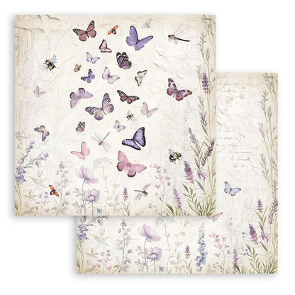 Stamperia - Double-Sided Paper Pad 12"X12" - 10/Pkg - Lavender, 10 Designs/1 Each. All you need for scrapbooking! Available in a variety of designs, each sold separately.  Available at Embellish Away located in Bowmanville Ontario Canada.
