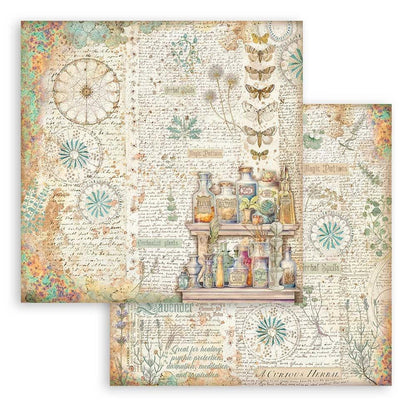 Stamperia - Double-Sided Paper Pad 8"X8" - 10/Pkg - Fortune. The perfect start to cards, scrapbooks, cards and more! This package contains ten 8x8 inch double-sided sheets with a different design on each side. Imported. Available at Embellish Away located in Bowmanville Ontario Canada.
