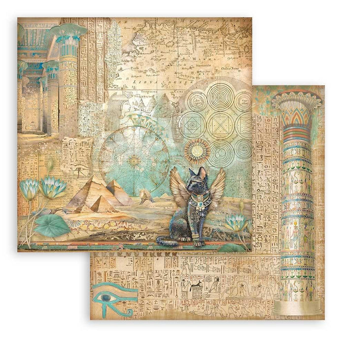 Stamperia - Double-Sided Paper Pad 8"X8" - 10/Pkg - Fortune. The perfect start to cards, scrapbooks, cards and more! This package contains ten 8x8 inch double-sided sheets with a different design on each side. Imported. Available at Embellish Away located in Bowmanville Ontario Canada.