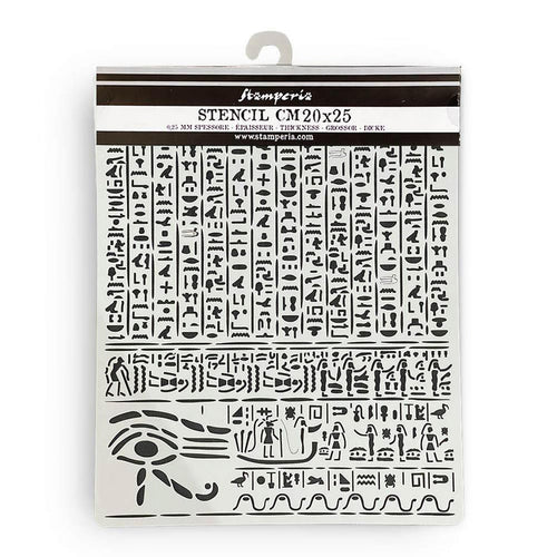 Stamperia - Stencil 7.87X9.84 - Fortune - Egypt