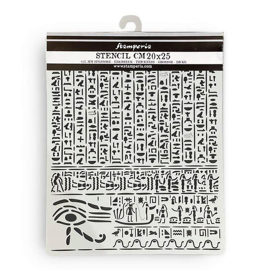 Stamperia - Stencil 7.87X9.84 - Fortune - Egypt