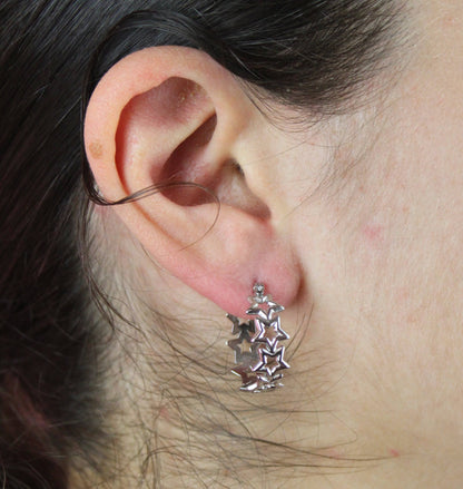 Stardust Hoop Earrings
