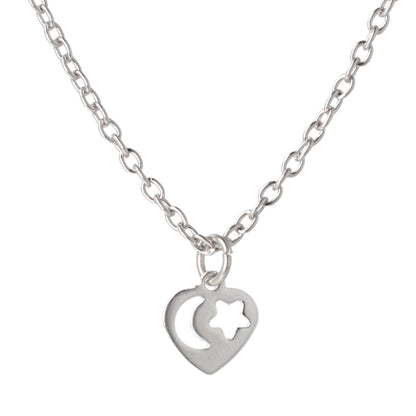 Starry Night Heart Necklace