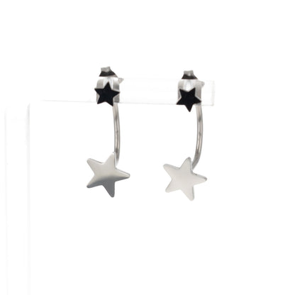 Star Ear Jacket Earrings