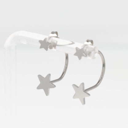 Star Ear Jacket Earrings