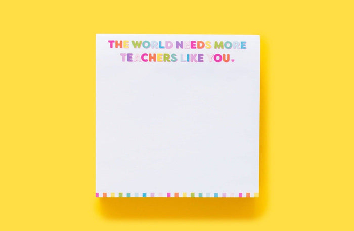 Sticky Notes Pad - Teacher Appreciation - 300 Sheets