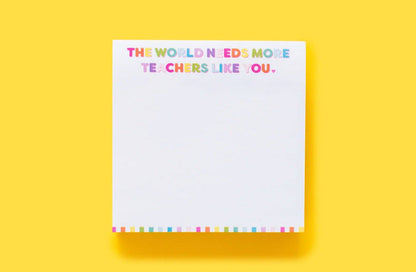 Sticky Notes Pad - Teacher Appreciation - 300 Sheets