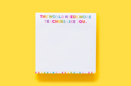 Sticky Notes Pad - Teacher Appreciation - 300 Sheets