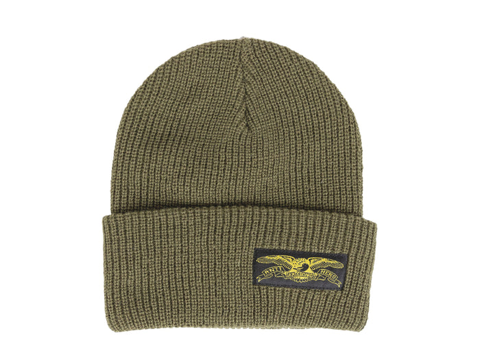 Stock Eagle Label Cuff Beanie - Olive