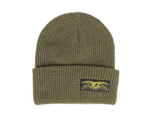 Stock Eagle Label Cuff Beanie - Olive