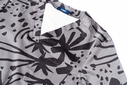 Storm Bush - Unisex Printed Scrub Top