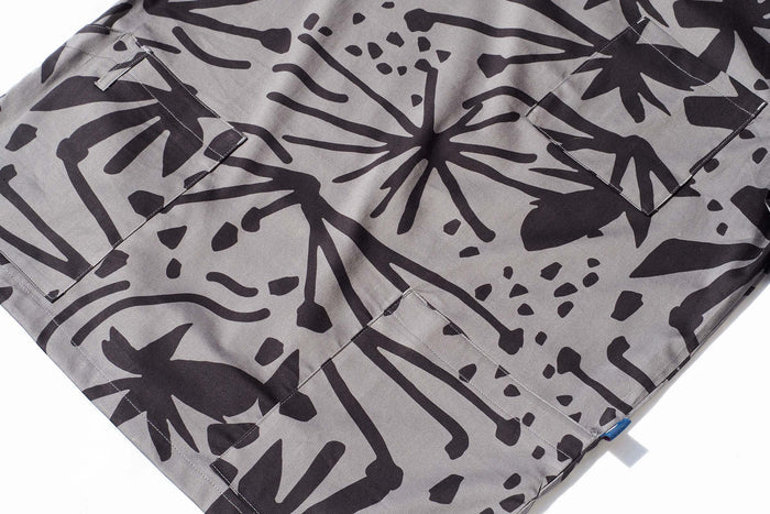 Storm Bush - Unisex Printed Scrub Top
