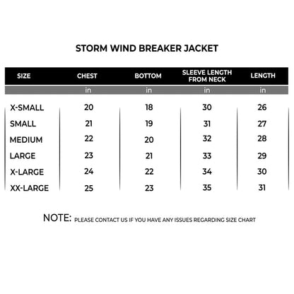 Storm Wind Breaker Jacket - IRONGEAR Fitness
