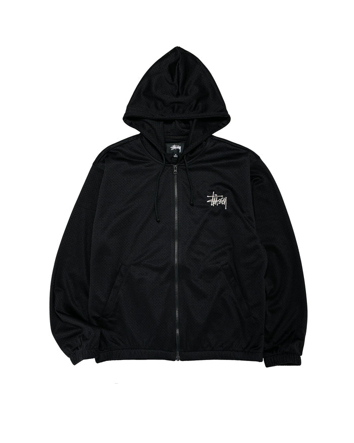 lost & found Stussy Stüssy Athletic Mesh Zip Hood Black