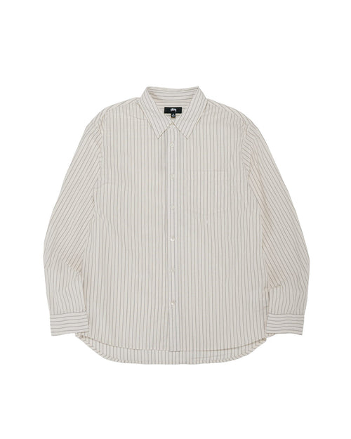 Stüssy Standard LS Shirt Natural Stripe
