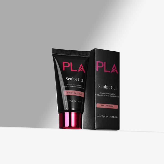 PLA Sculpt Gel with black packaging on a gray background