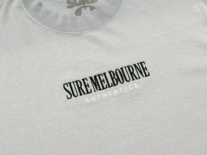 Sure - Authentics Embroidered Heavyweight T-Shirt - Faded Powder / Black