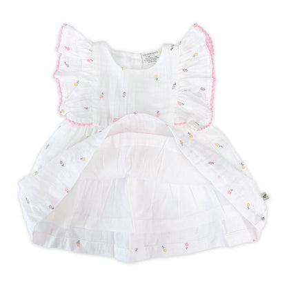 Sylvie Flower Baby Dress Layer (Organic)