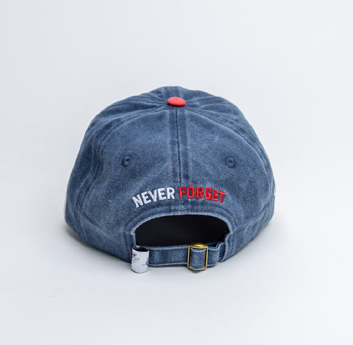 T2T Twill Hat – Pigment Dyed (Red/Blue)