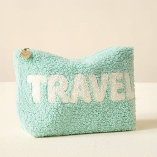 Teddy Pouch - Aqua Travel