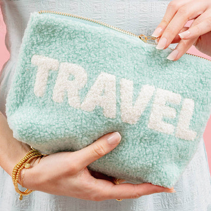 Teddy Pouch - Aqua Travel