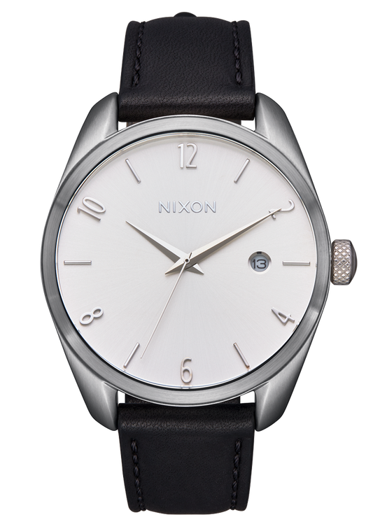 Thalia Leather - Silver / Black