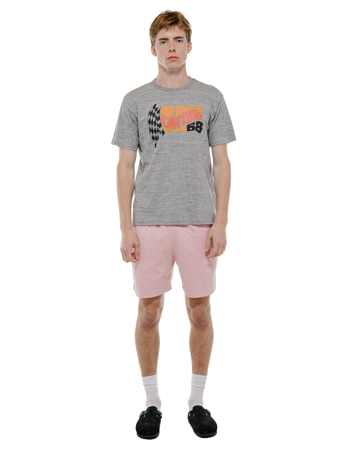 The Real McCoy's MC26037 Jersey Gym Shorts Pink