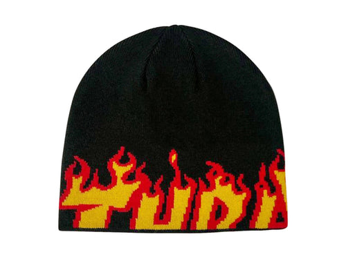 Thrasher - Flame Skully Beanie - Black