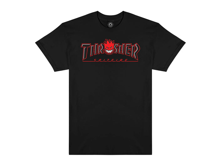Thrasher -  Spitfire Big Head T-Shirt - Black