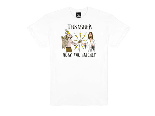 Thrasher - Toy Machine Bury The Hatchet T-Shirt - White