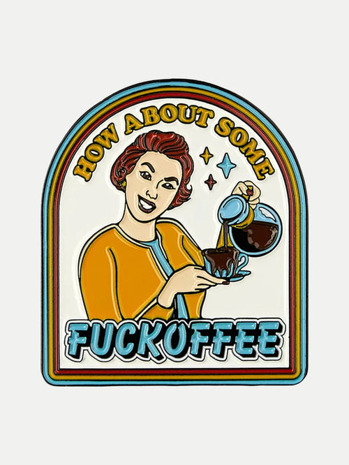 Threadheads Enamel Pin | Fuckoffee-Image 1