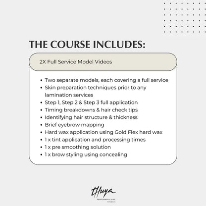 Thuya Lamination Online Masterclass