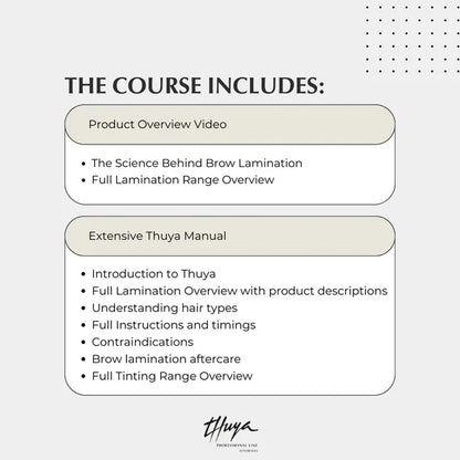 Thuya Lamination Online Masterclass