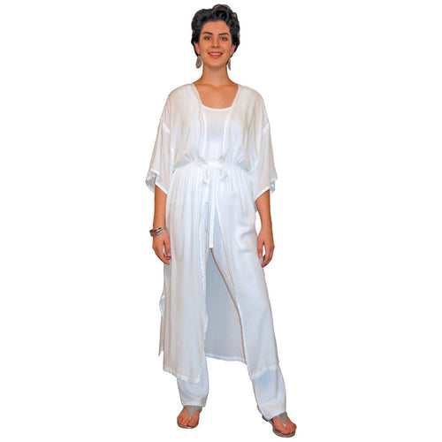 Tie Front Kimono Duster