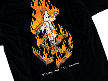 Toy Machine Charred Cross T-Shirt - Black