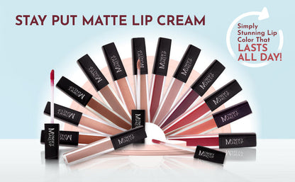 Twiggy Stay Put Matte Lip Cream | Stunning Kiss-Proof Lipstick