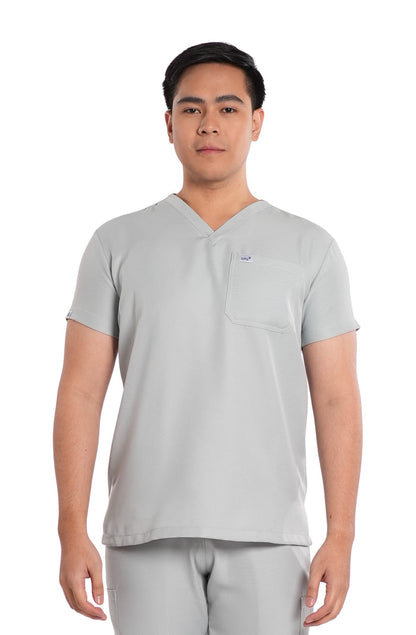 Twill V-Neck Men Scrub Top