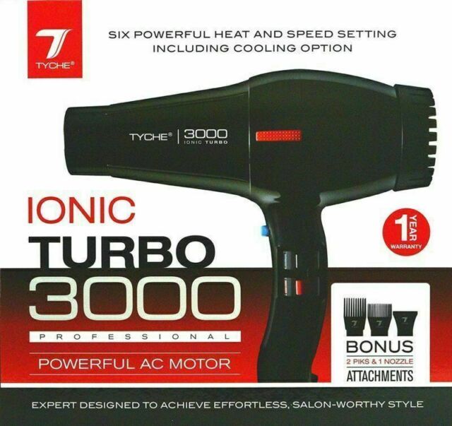 Tyche Turbojet 3000 Professional Ionic Ceramic Hair Dryer - Palms Fashion Inc.