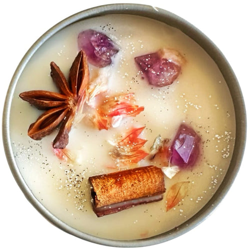 Vibe Tribe Life Sweet Jasmine Soy Crystal Candle
