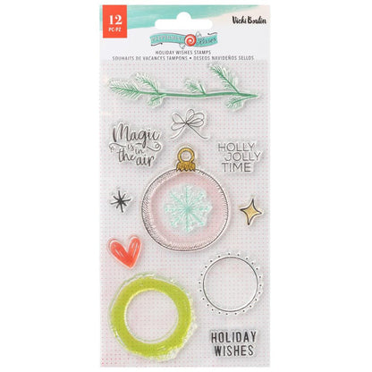 Vicki Boutin - Clear Stamps - 11/Pkg - Peppermint Kisses. Available at Embellish Away located in Bowmanville Ontario Canada.