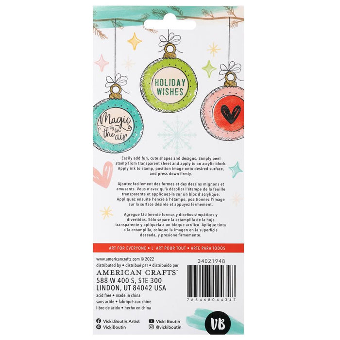 Vicki Boutin - Clear Stamps - 11/Pkg - Peppermint Kisses. Available at Embellish Away located in Bowmanville Ontario Canada.