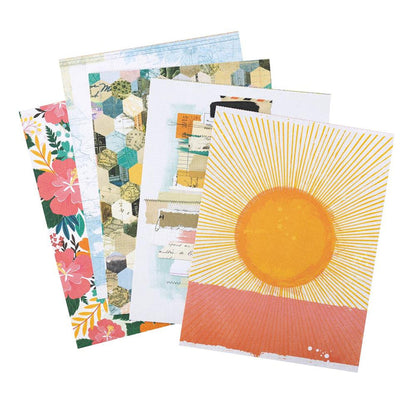 American Crafts - Vicki Boutin - Double-Sided Paper Pad 6"X8" - 36/Pkg - Where To Next. Available at Embellish Away located in Bowmanville Ontario Canada.