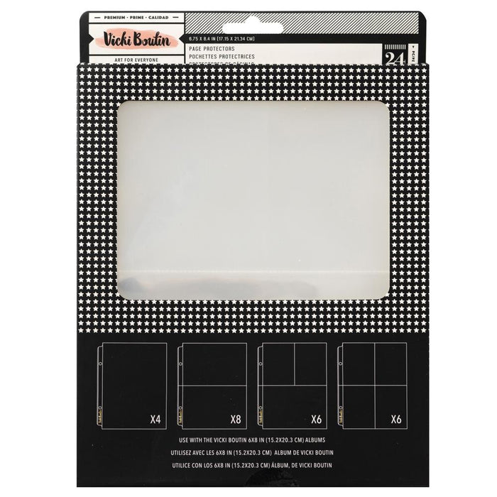 Vicki Boutin - Page Protectors 6"X8" - 24/Pkg - Where To Next - Assorted. Available at Embellish Away located in Bowmanville Ontario Canada.