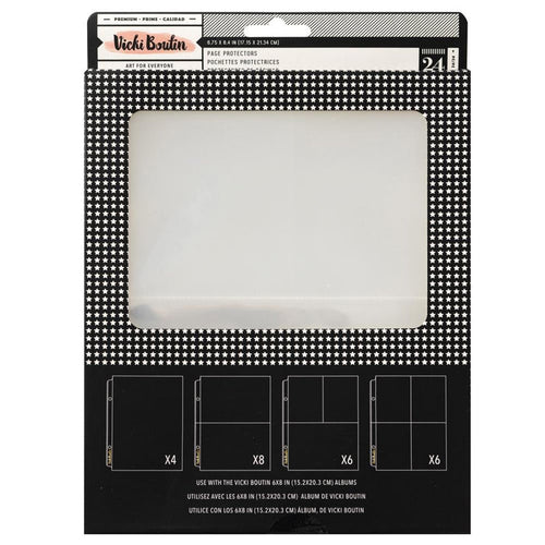 Vicki Boutin - Page Protectors 6"X8" - 24/Pkg - Where To Next - Assorted. Available at Embellish Away located in Bowmanville Ontario Canada.