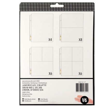 Vicki Boutin - Page Protectors 6"X8" - 24/Pkg - Where To Next - Assorted. Available at Embellish Away located in Bowmanville Ontario Canada.